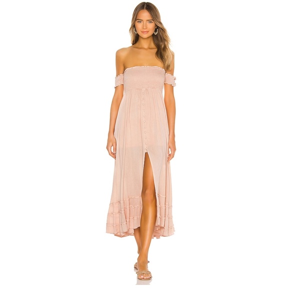 NWT Revolve Pilyq Mishell Dress Pink Sands XS/Small - Picture 1 of 13